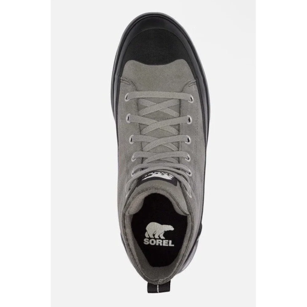 NIB $196 SOREL 12 Cheyanne Metro II Sneaker Waterproof Boots Quarry Gray Black